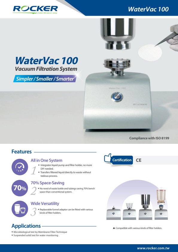 

WaterVac 100 Vacuum Filtration System 1

